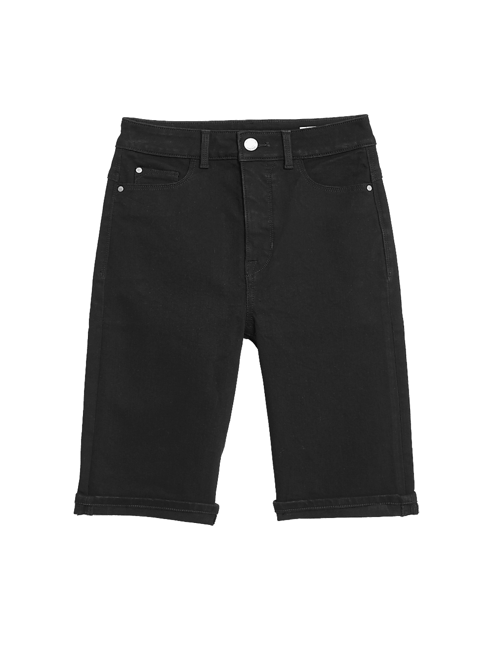 Magic Shaping Denim High Waisted Shorts