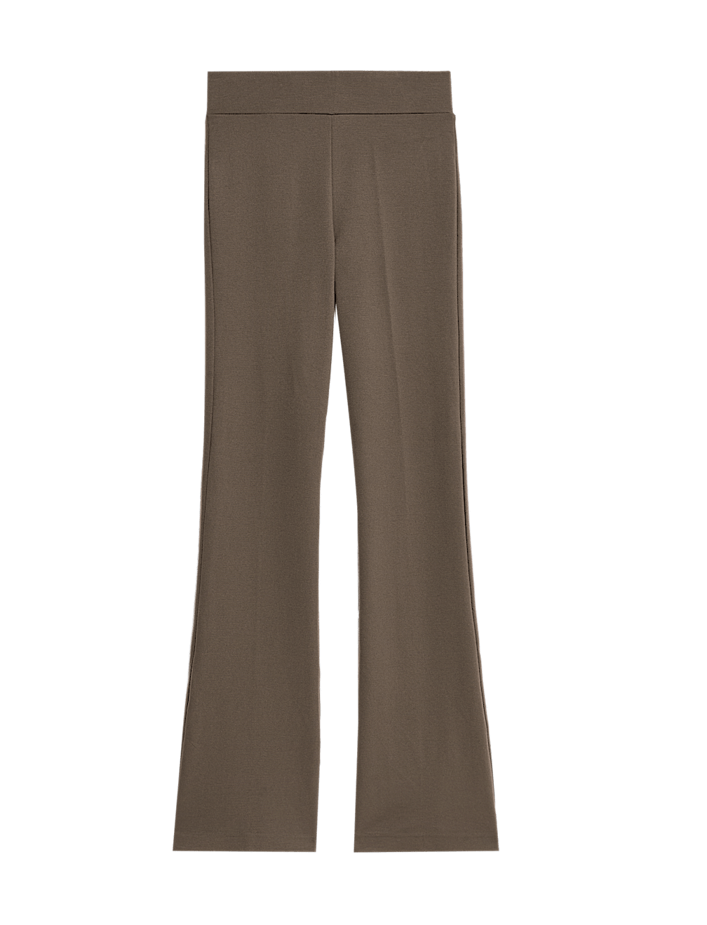 Jersey Elasticated Waist Flared Trousers