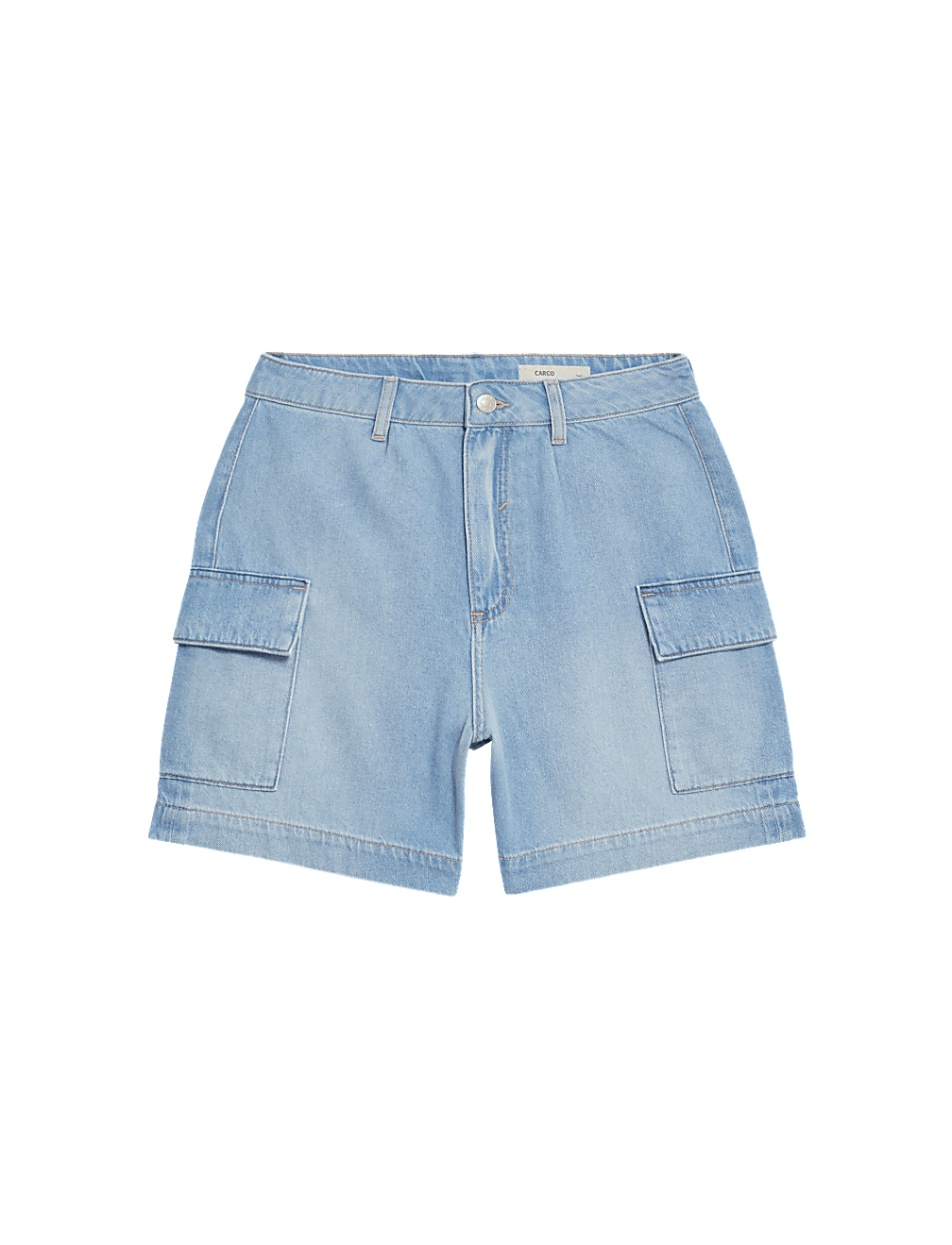 Denim Cargo Shorts