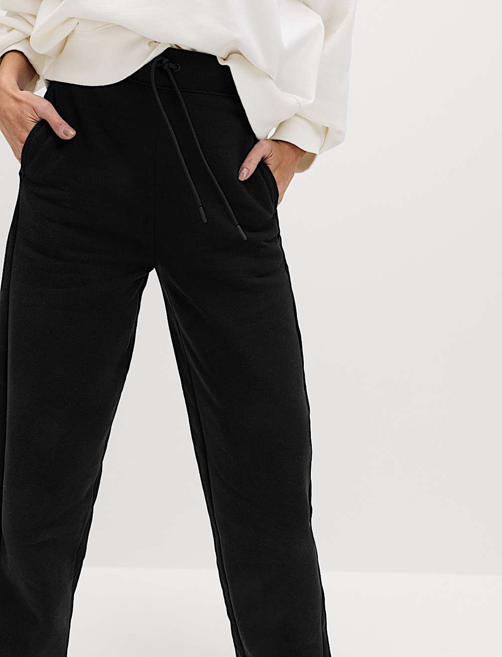 Cotton Rich Brushed Carrot Leg Joggers