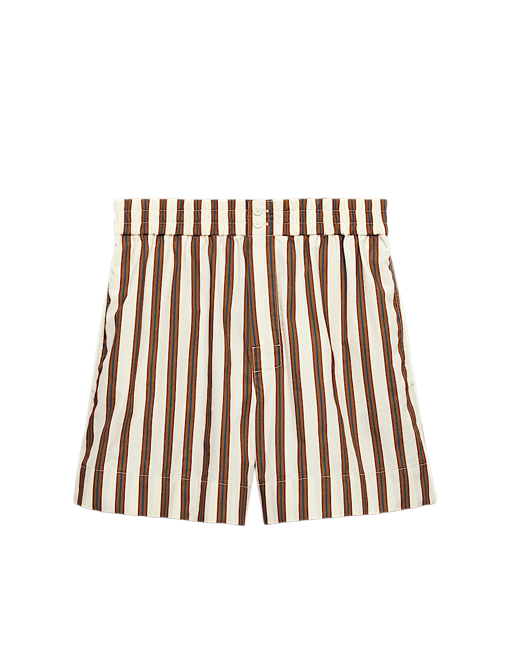 Pure Cotton Poplin High Waisted Shorts