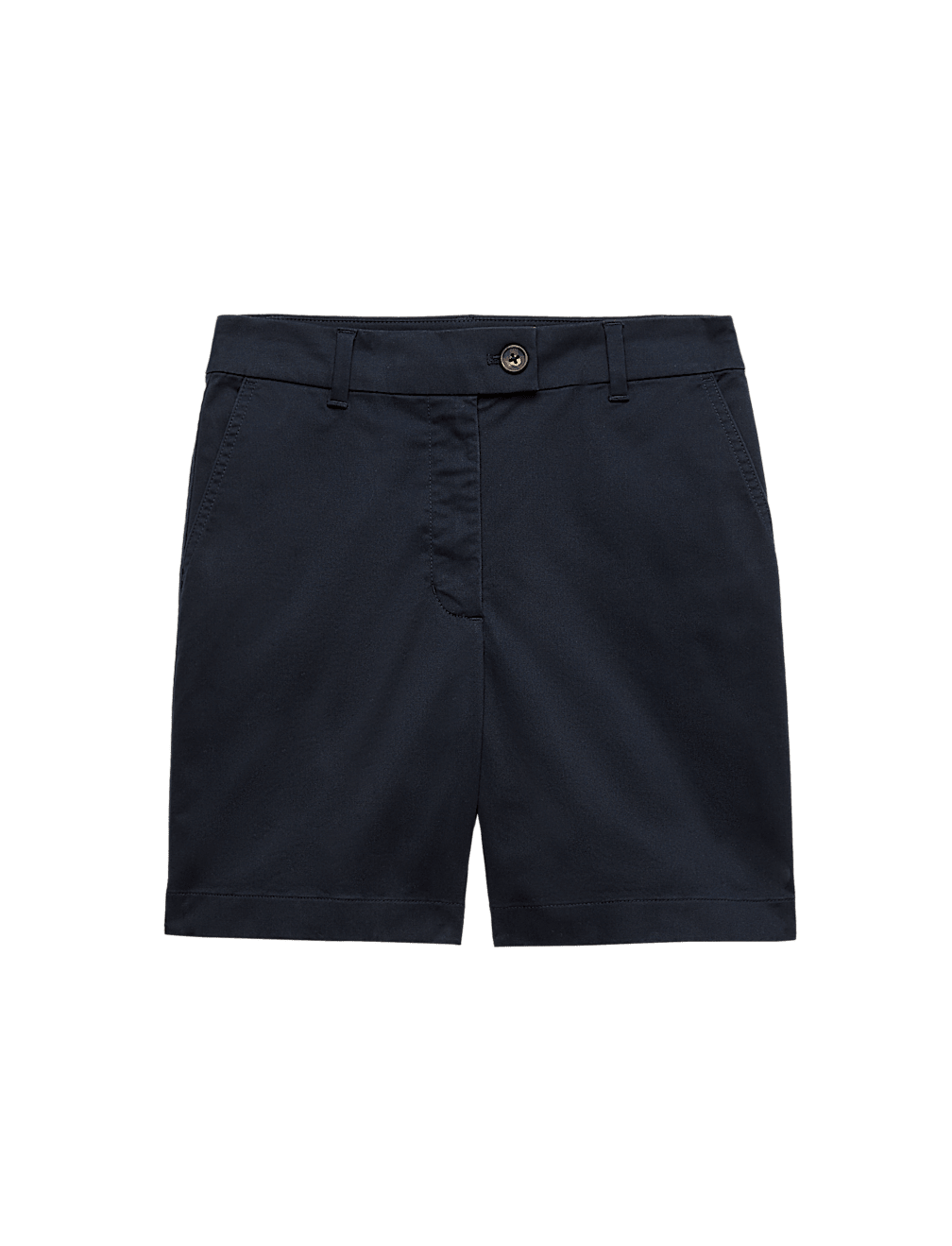 Cotton Rich High Waisted Chino Shorts