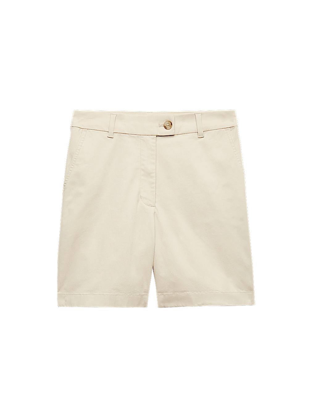 Cotton Rich High Waisted Chino Shorts