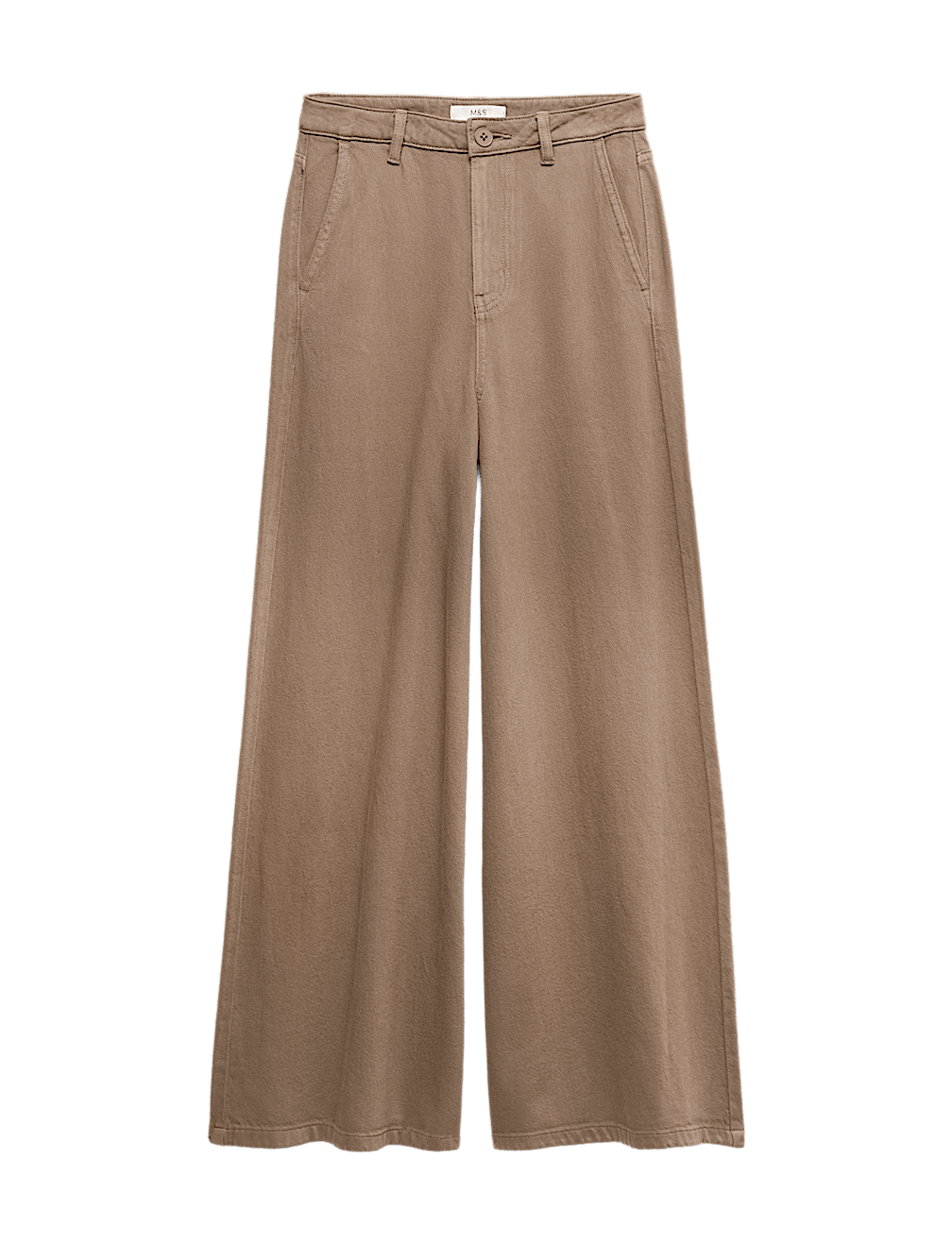 Pure Cotton Palazzo Trousers