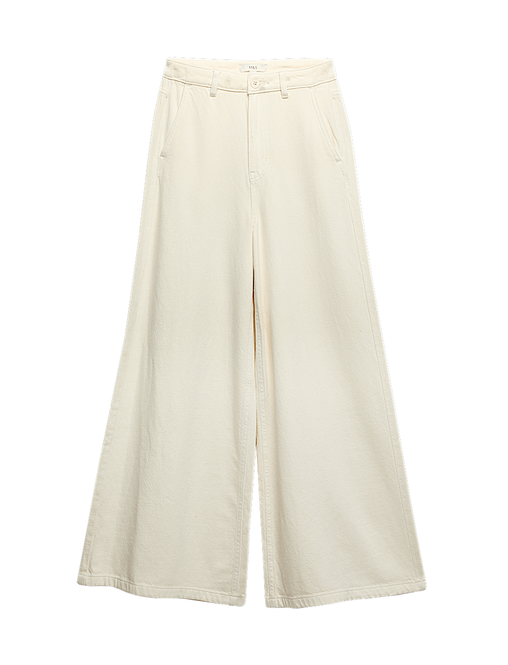 Pure Cotton Palazzo Trousers