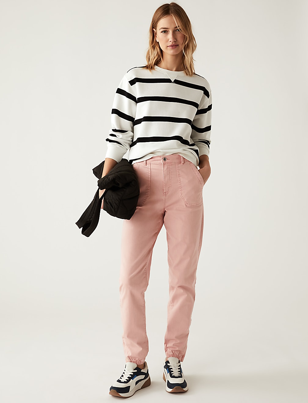 Cotton Rich Slim Fit Joggers