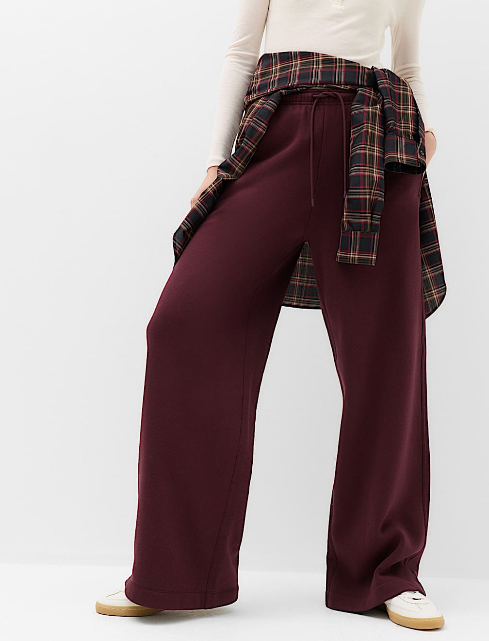 Cotton Rich Wide Leg Joggers