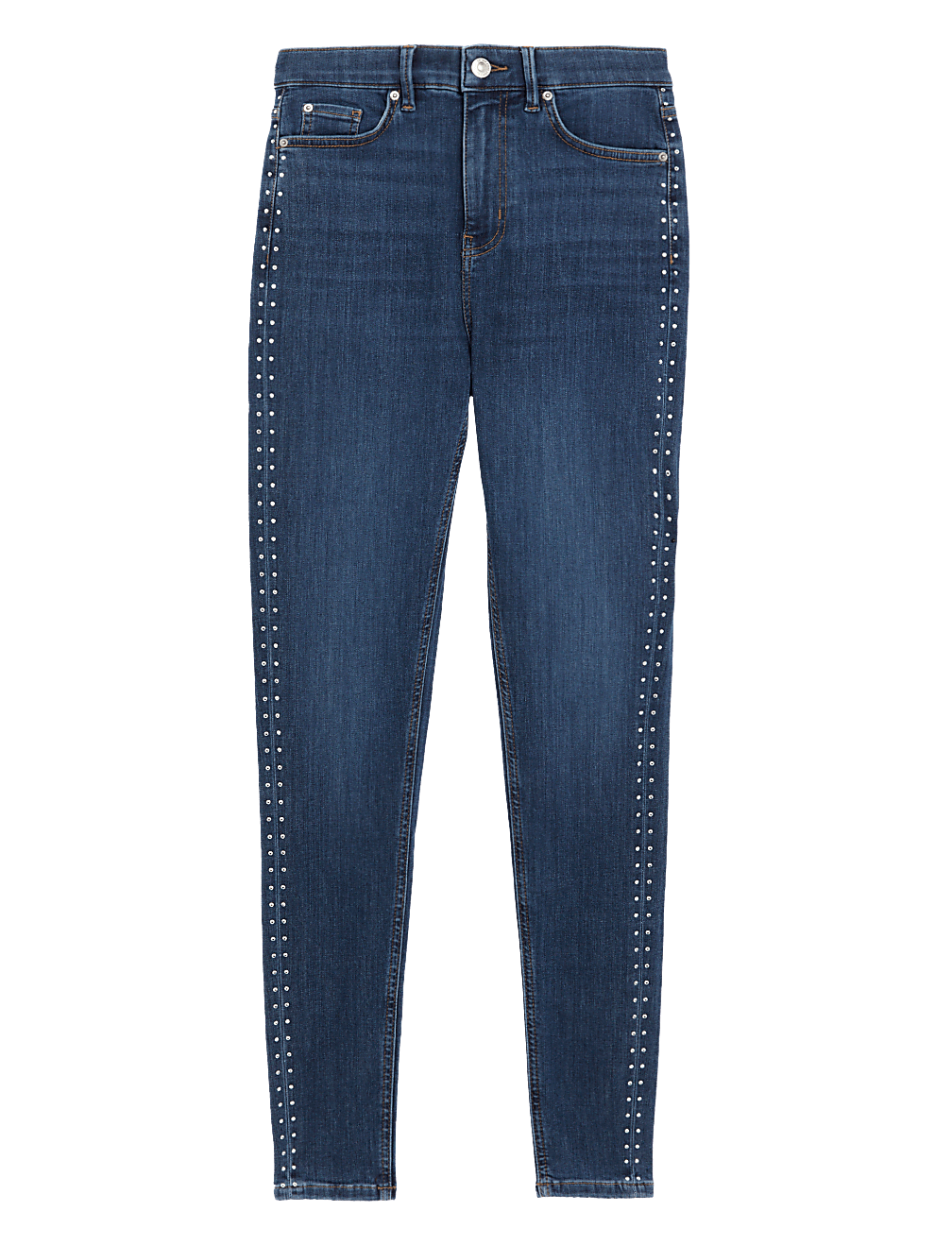 Ivy High Waisted Skinny Ankle Grazer Jeans