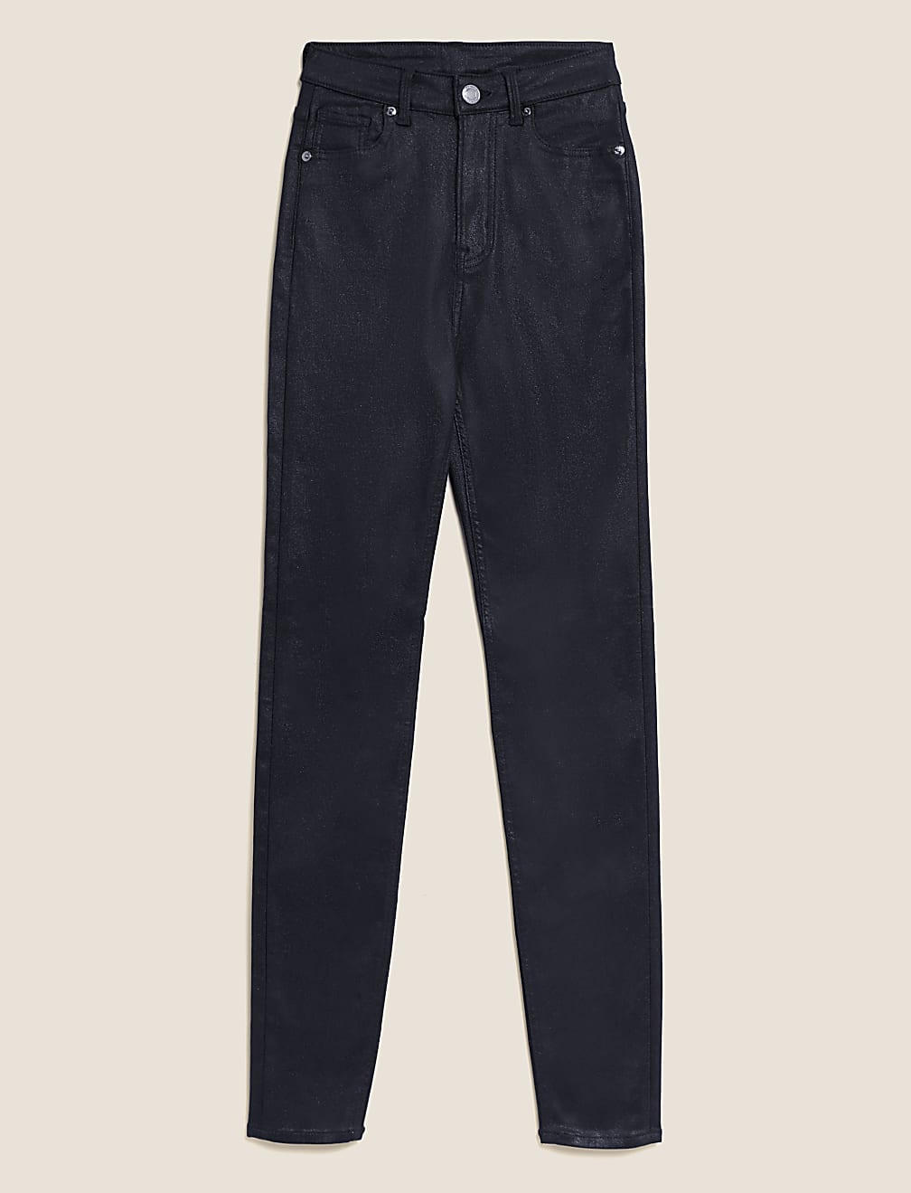 Ivy Shimmer Skinny Jeans with Stretch
