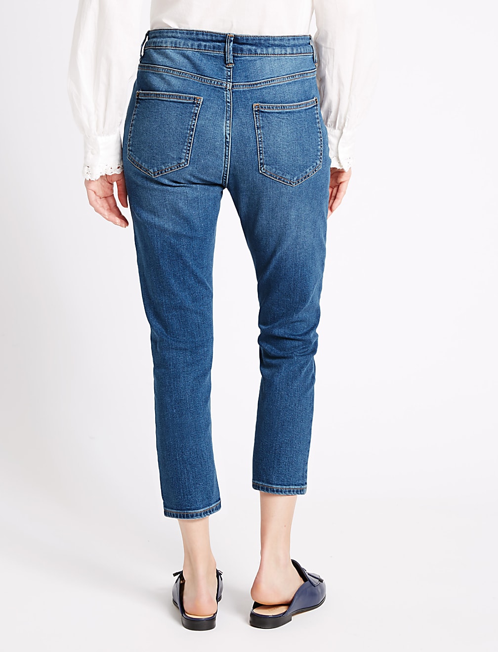 Marks and spencer super skinny cropped jeans on sale
