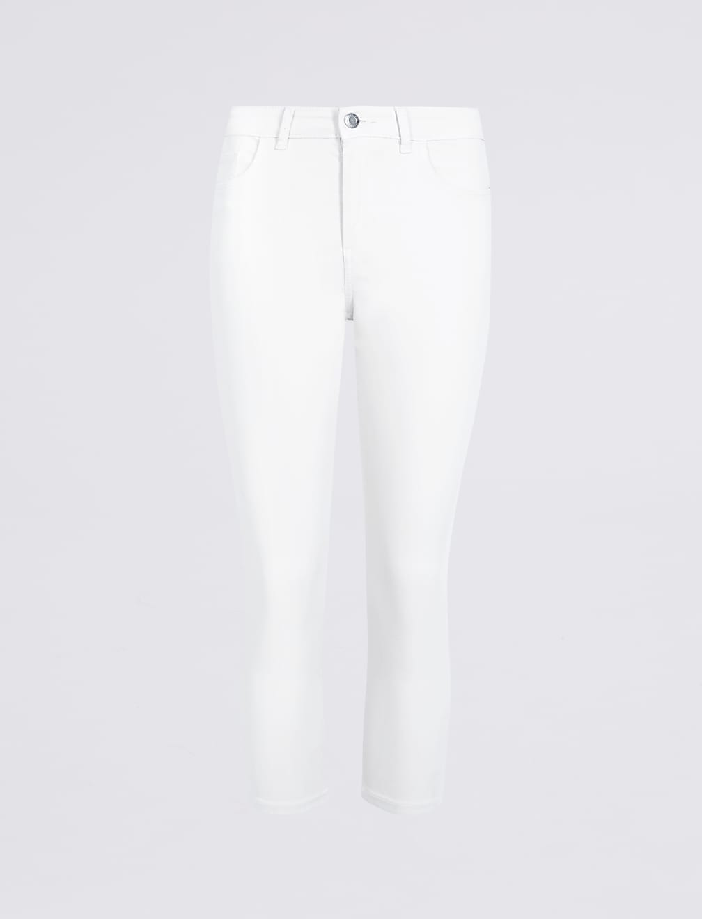 Mid Rise Super Skinny Leg Cropped Jeans
