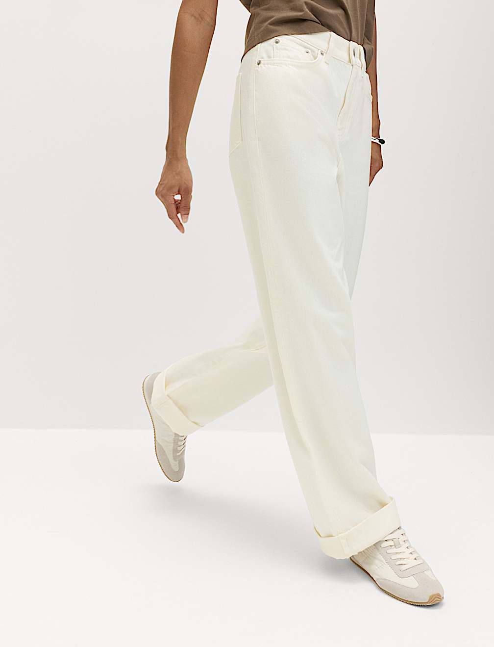 Boyfriend Mid Rise Ankle Grazer Jeans