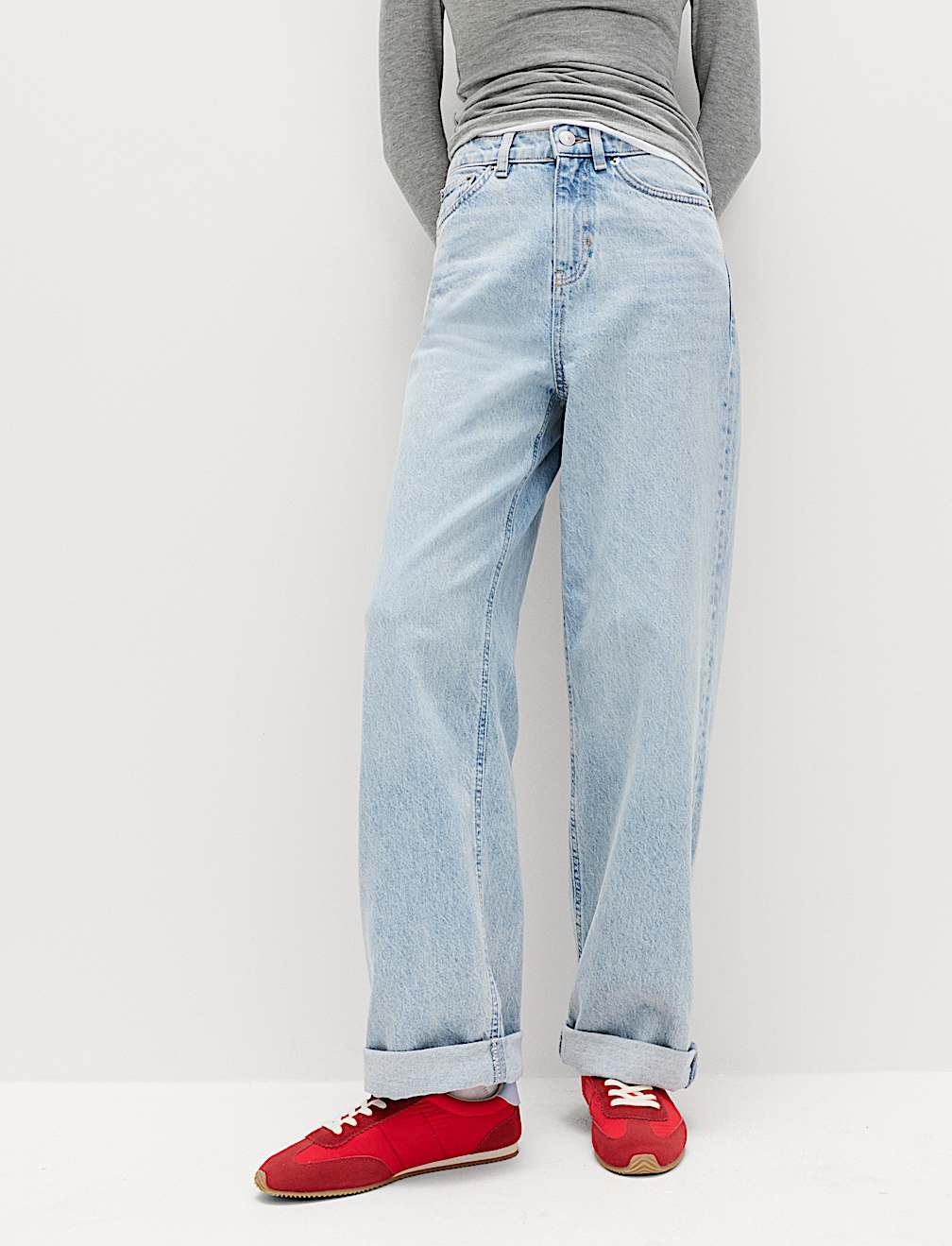 Boyfriend Mid Rise Ankle Grazer Jeans