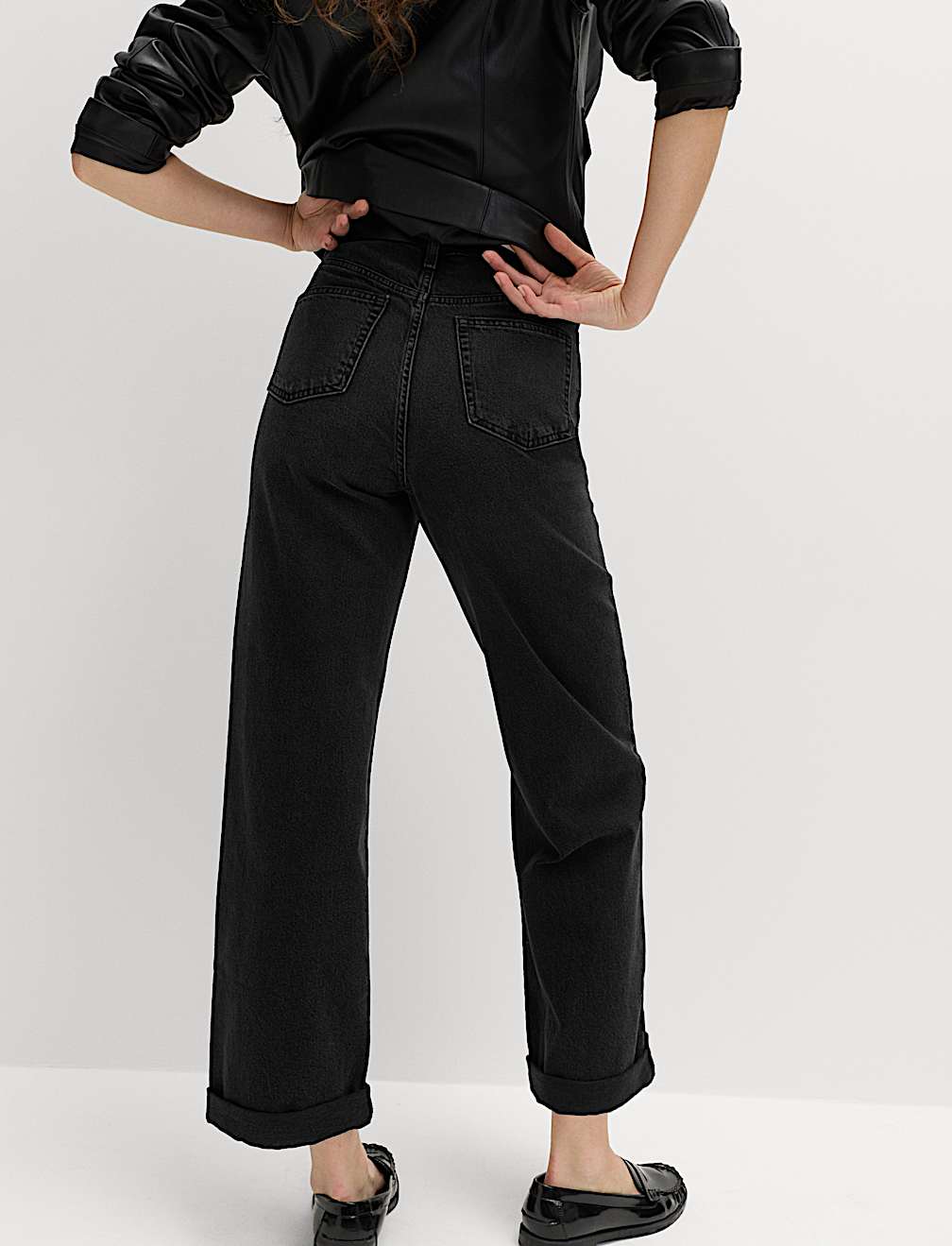 Boyfriend Mid Rise Ankle Grazer Jeans