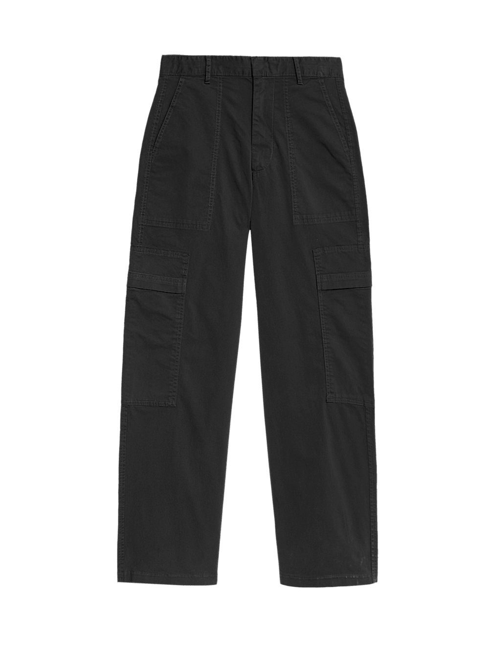 Cotton Rich Cargo Wide Leg Trousers