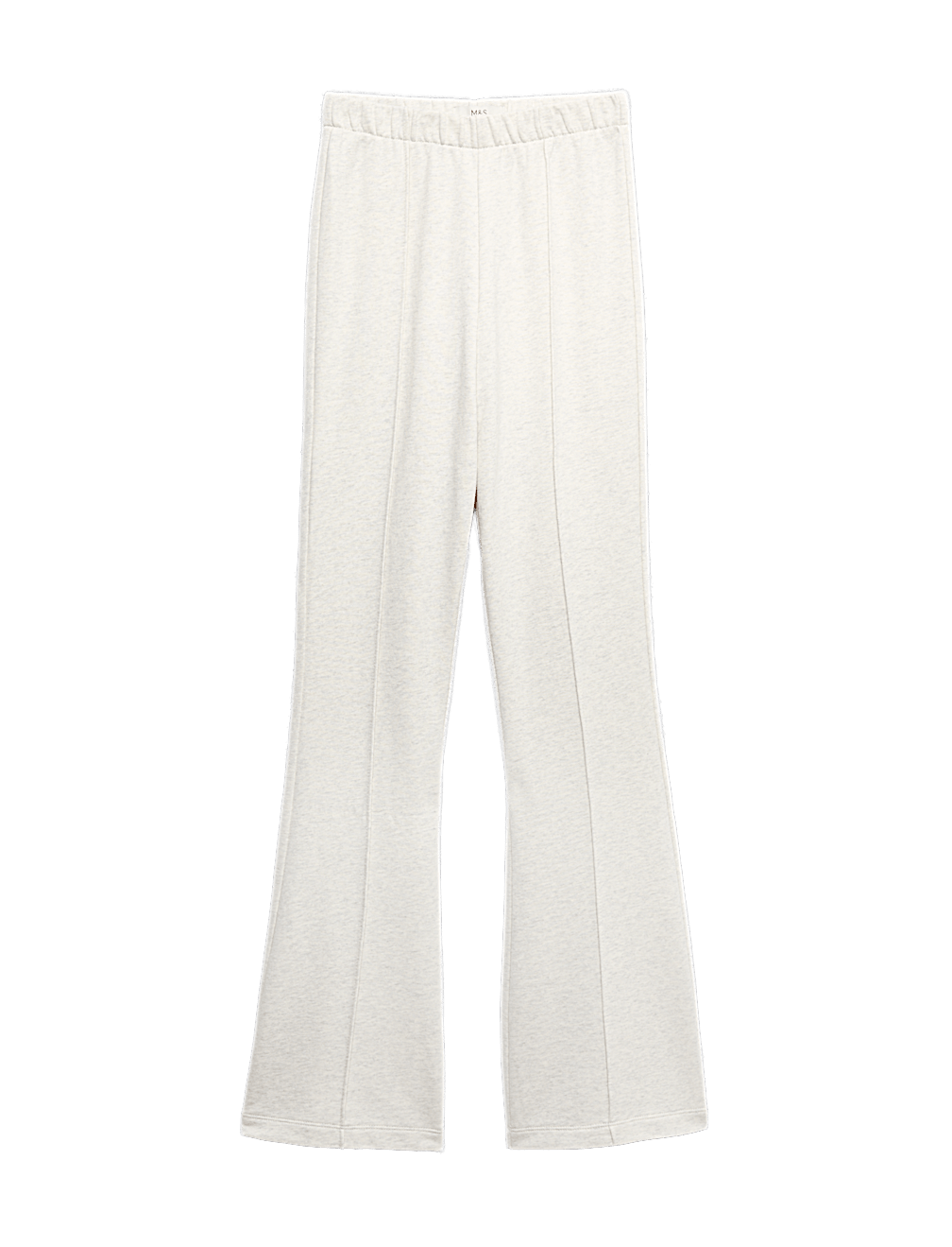 Pure Cotton Seam Detail Flared Joggers