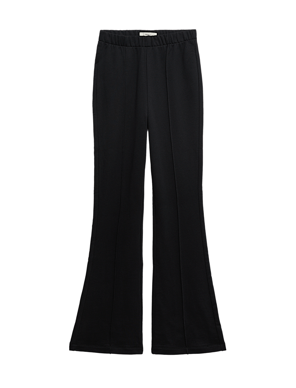 Pure Cotton Seam Detail Flared Joggers