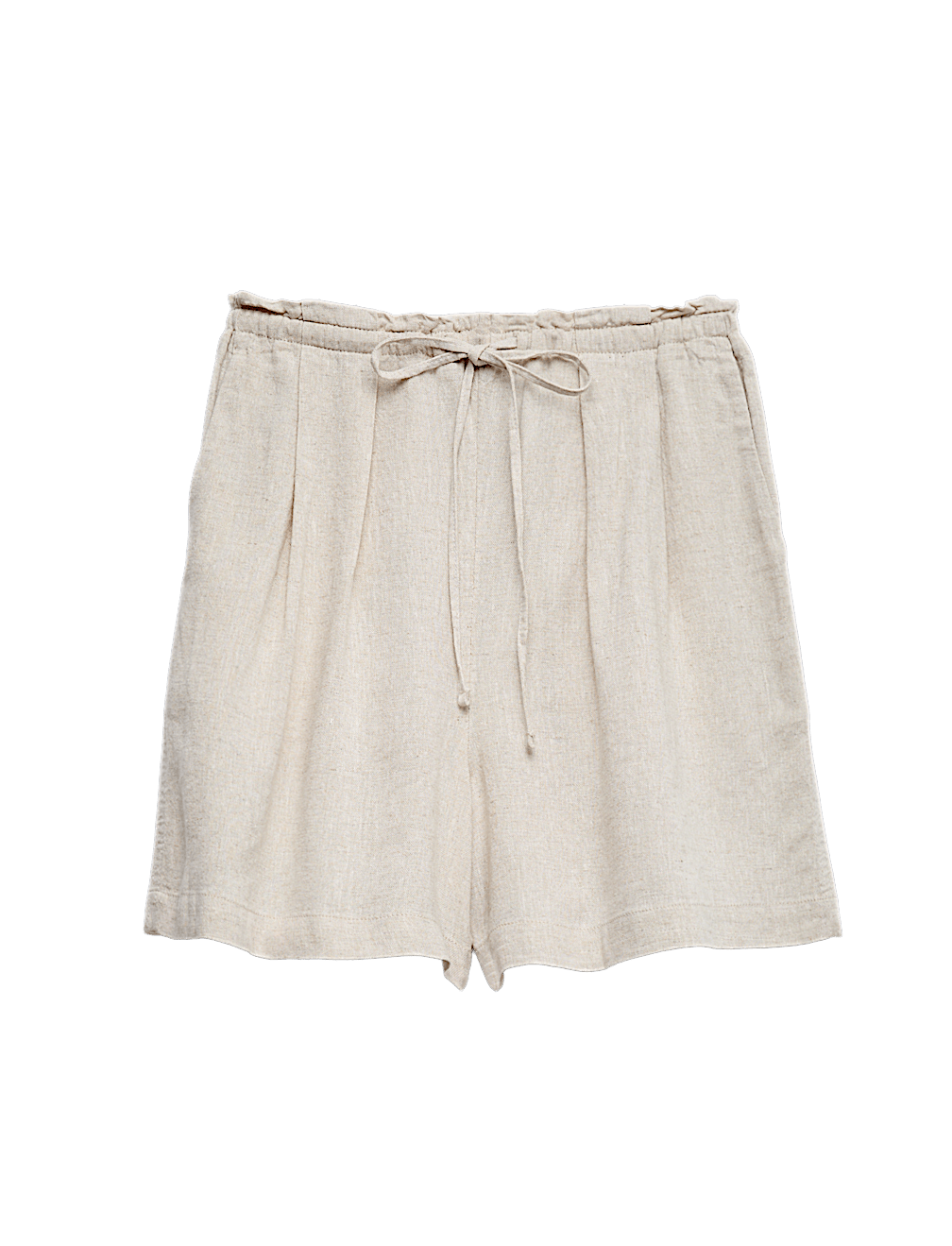 Linen Rich High Waisted Shorts