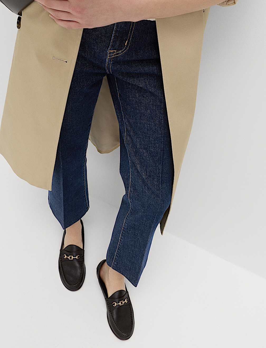 High Waisted Kickflare Cropped Jeans
