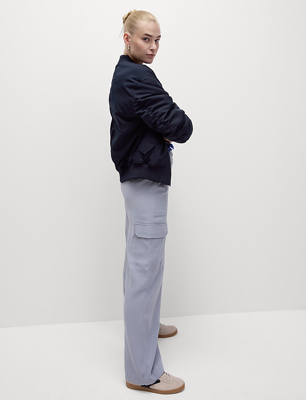 Cargo Wide Leg Trousers
