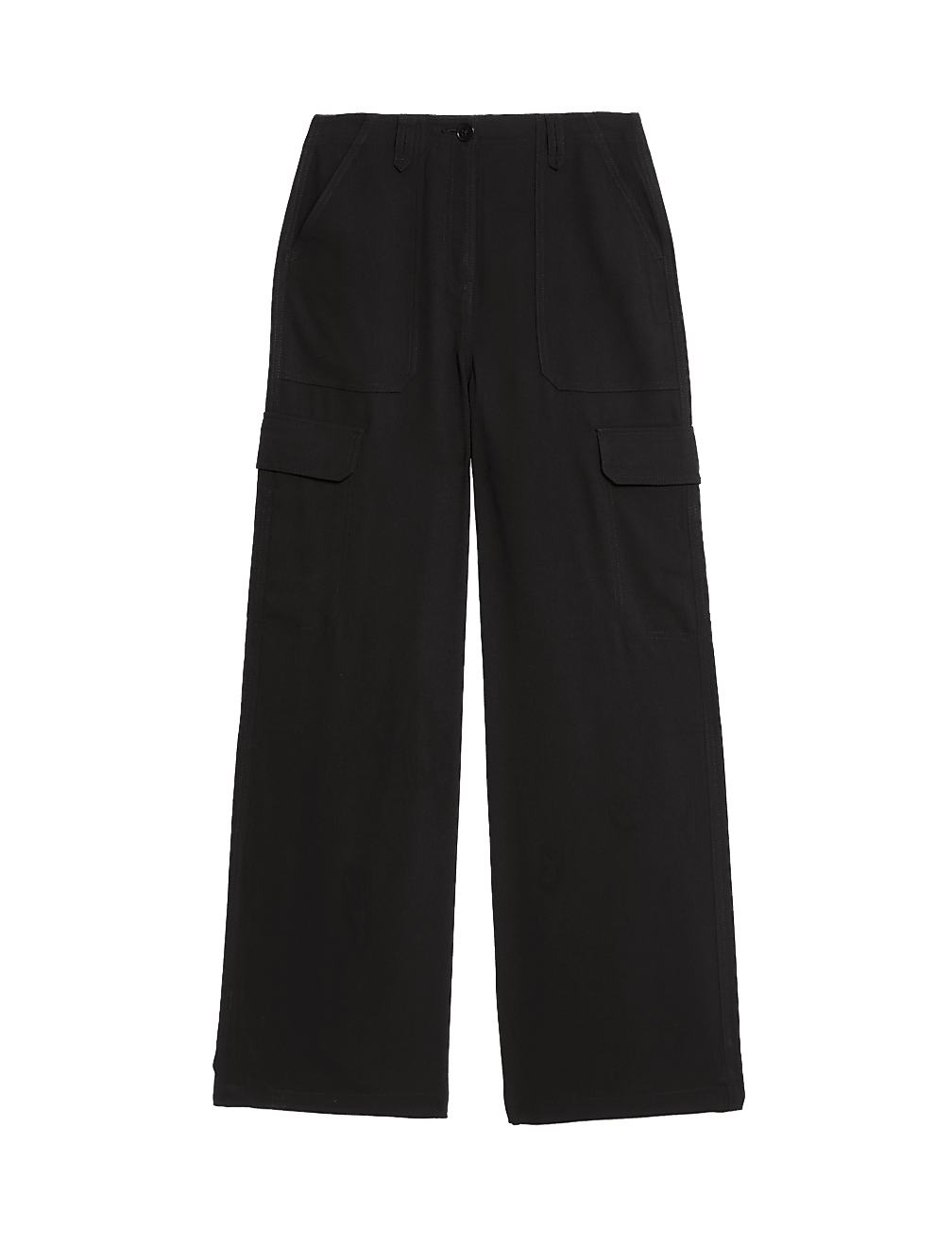 Cargo Wide Leg Trousers