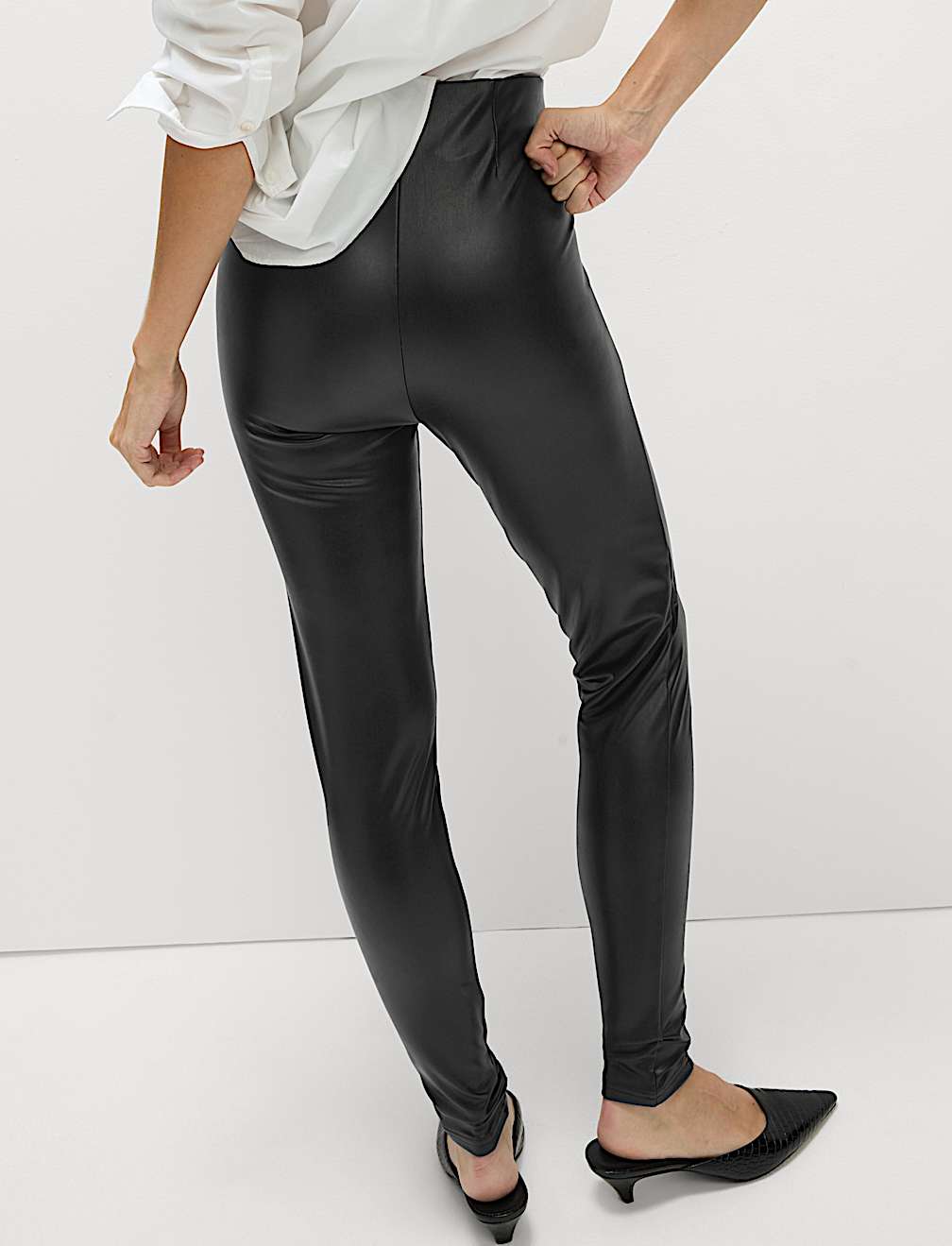 Leather Look Leggings