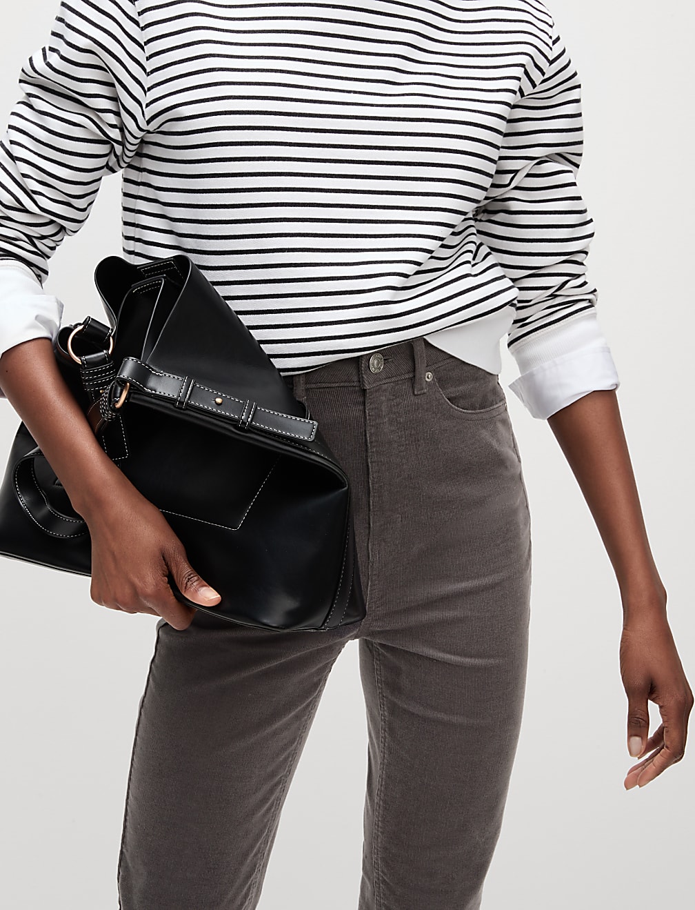 Cord Straight Leg Trousers