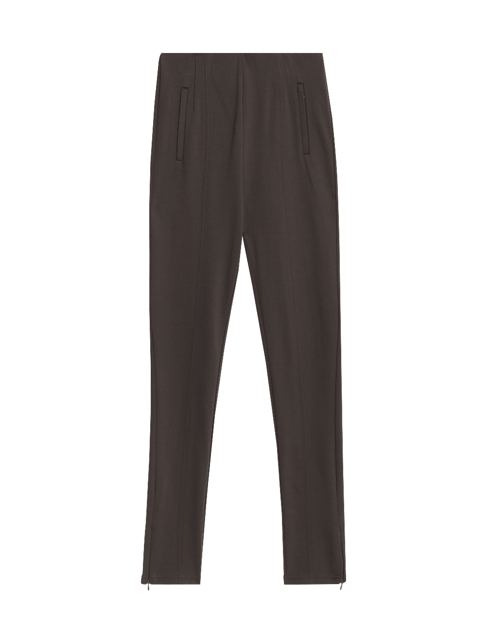 Ponte High Waisted Ankle Grazer Leggings