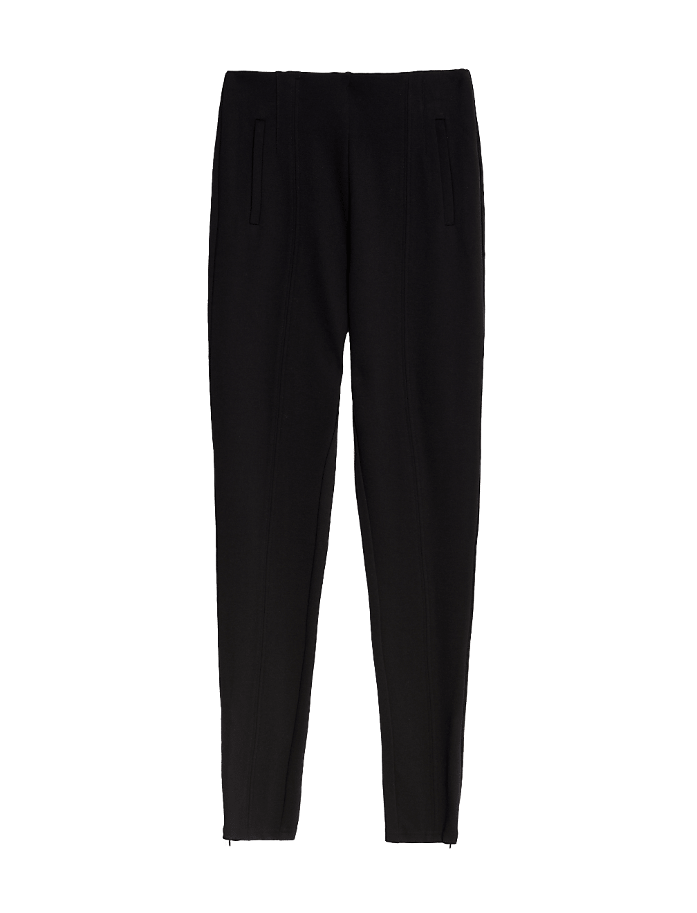 Ponte High Waisted Ankle Grazer Leggings