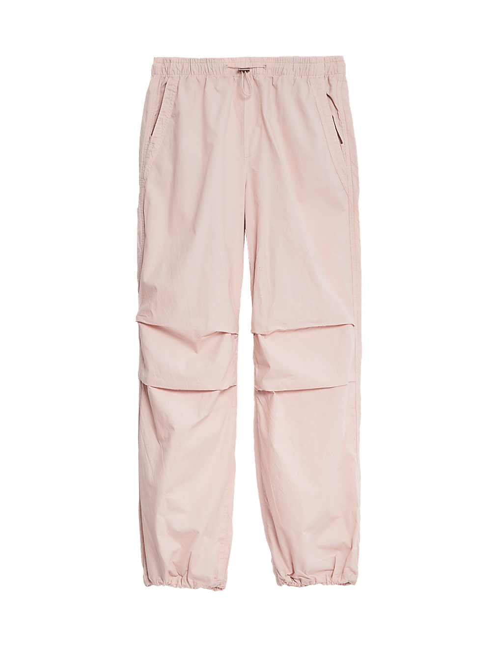 Pure Cotton Drawstring Parachute Trousers