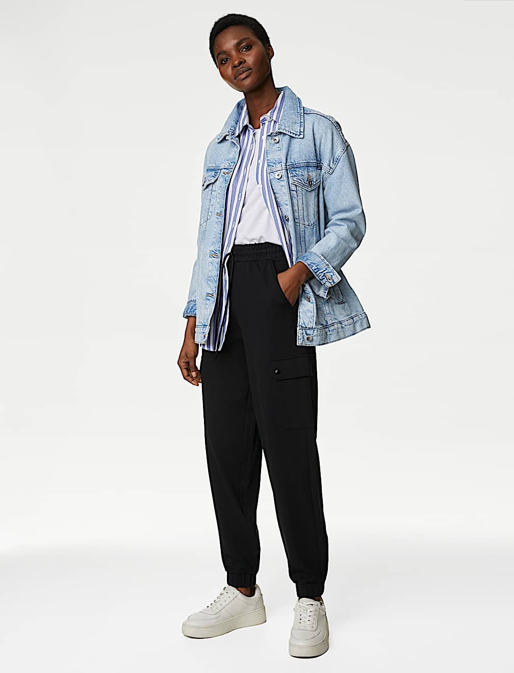 Ponte Utility Tapered Ankle Grazer Joggers