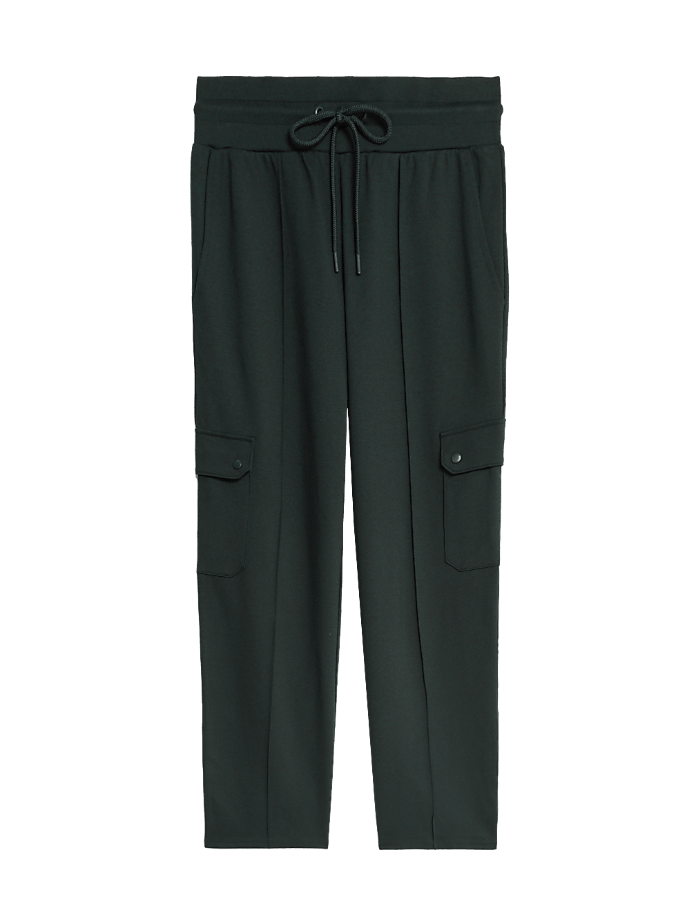Ponte Utility Wide Leg Trousers