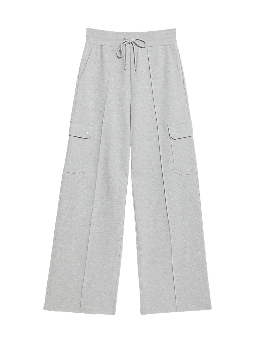 Ponte Utility Wide Leg Trousers
