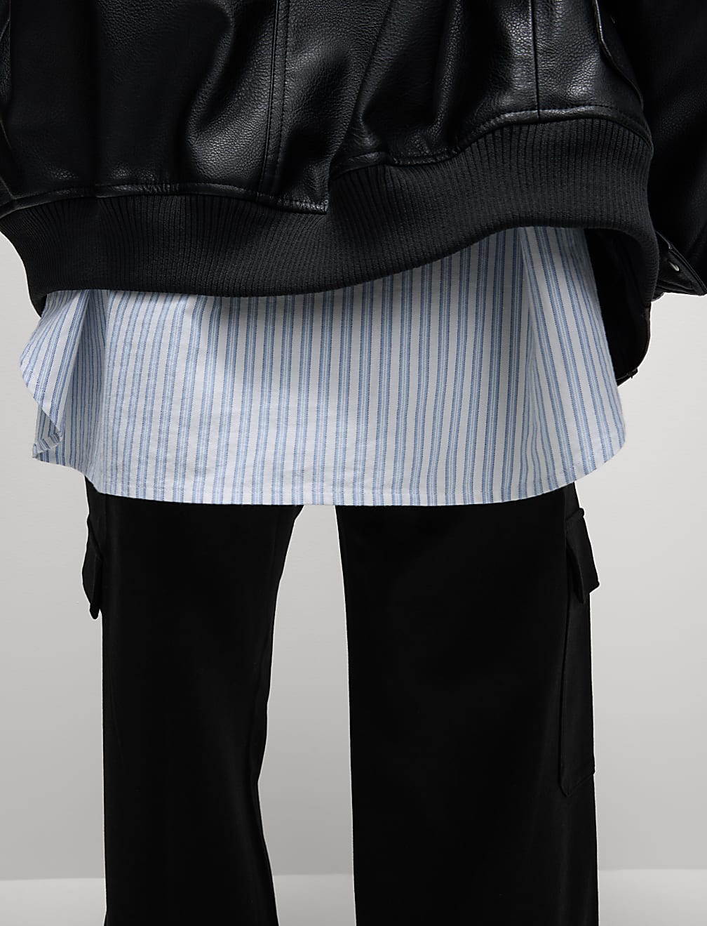 Ponte Utility Wide Leg Trousers