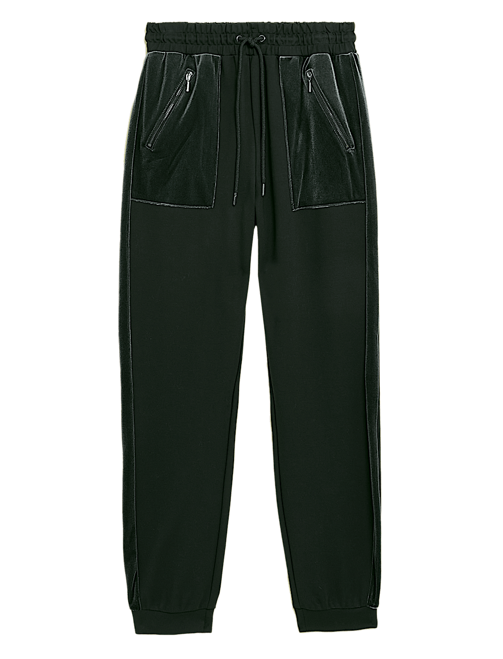 Ponte Side Stripe Tapered Joggers