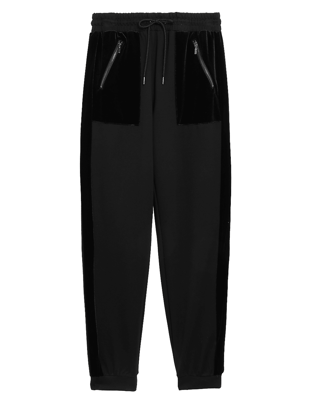 Ponte Side Stripe Tapered Joggers