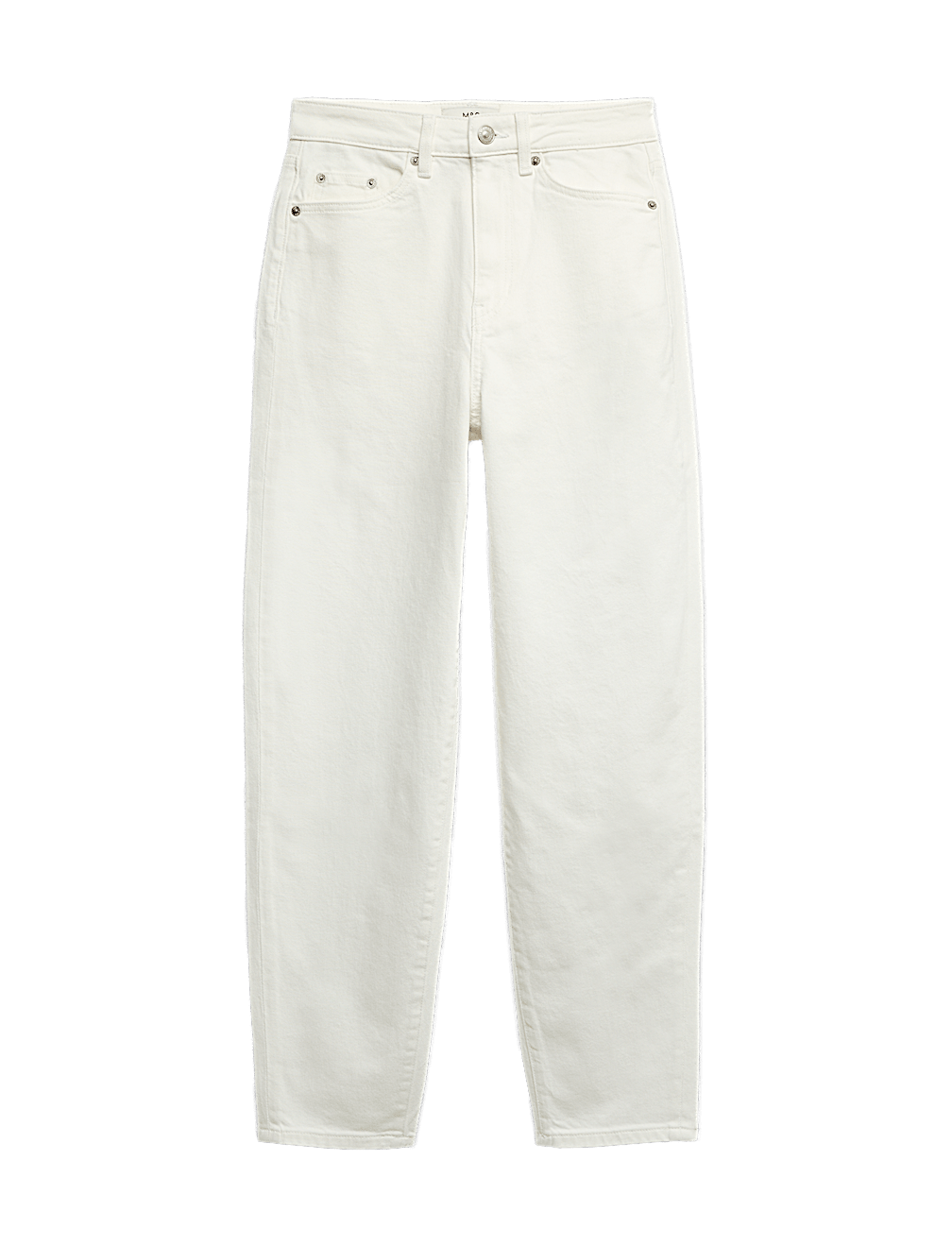 Mom High Waisted Ankle Grazer Jeans