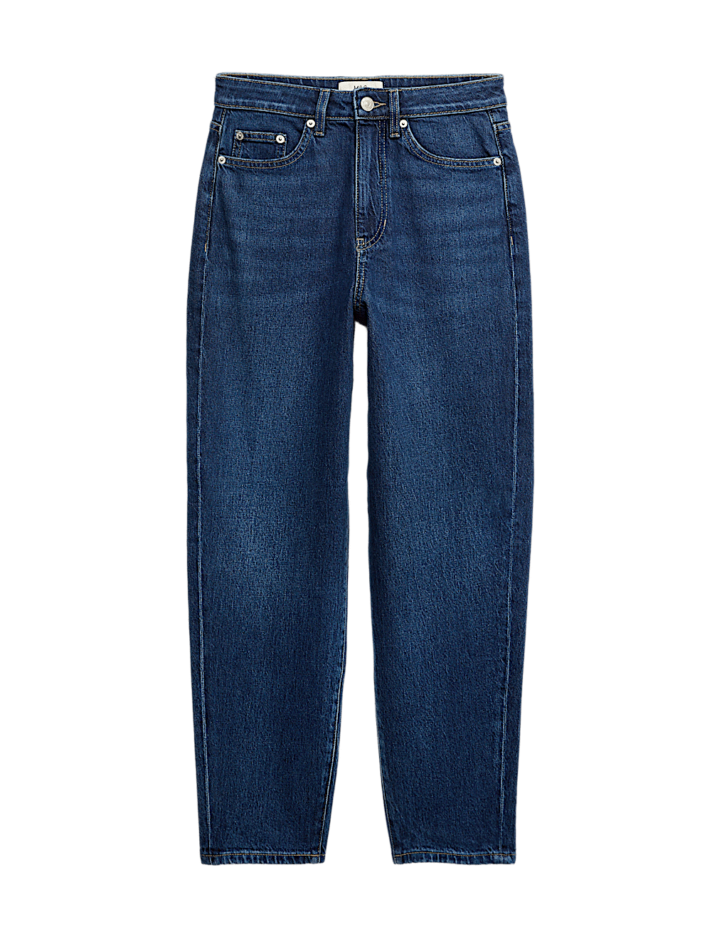 Mom High Waisted Ankle Grazer Jeans
