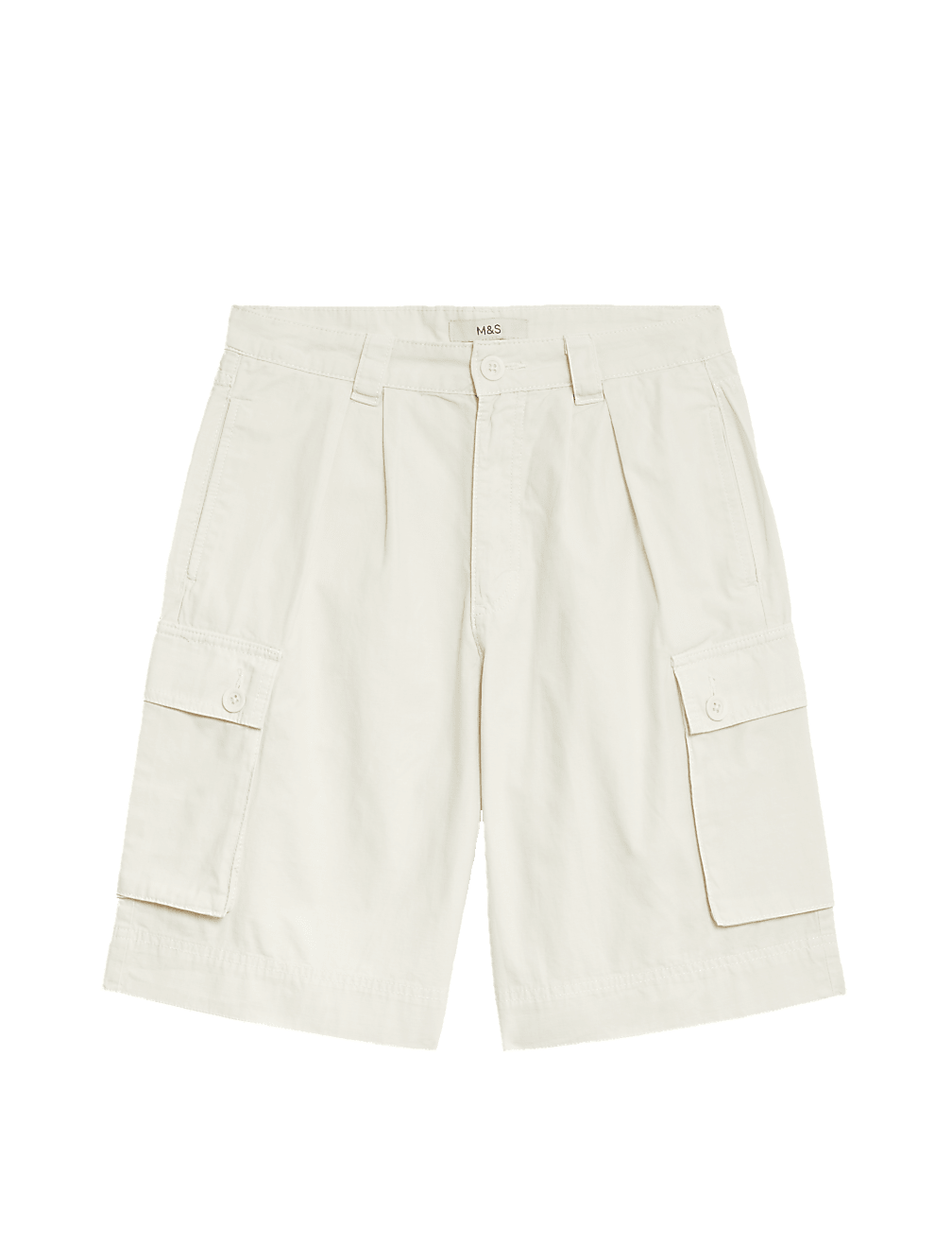 Pure Cotton Cargo Shorts