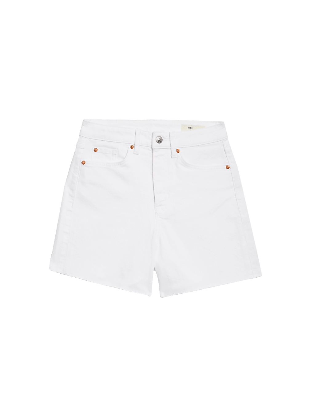 Denim High Waisted Mom Shorts