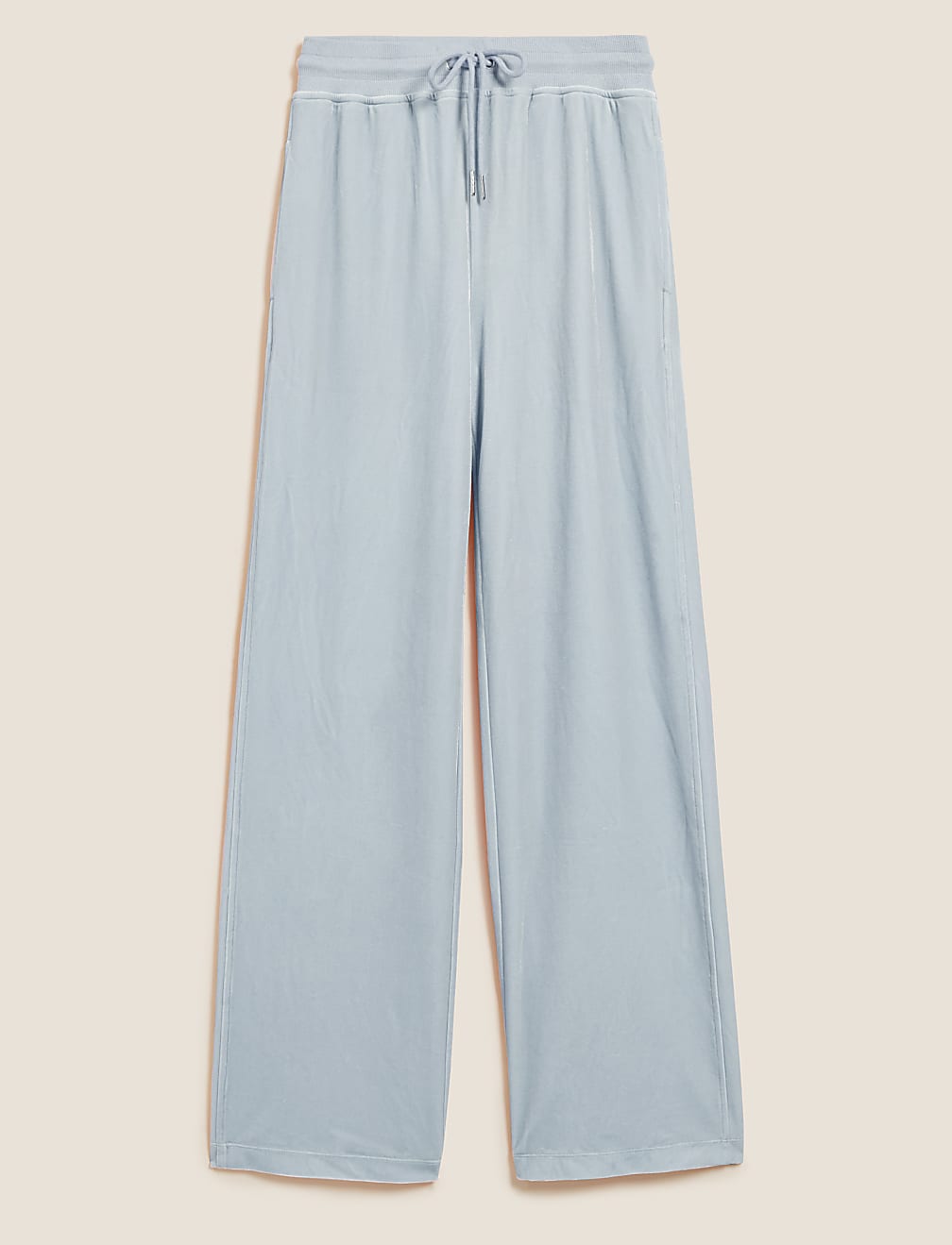 Velour Wide Leg Jogger