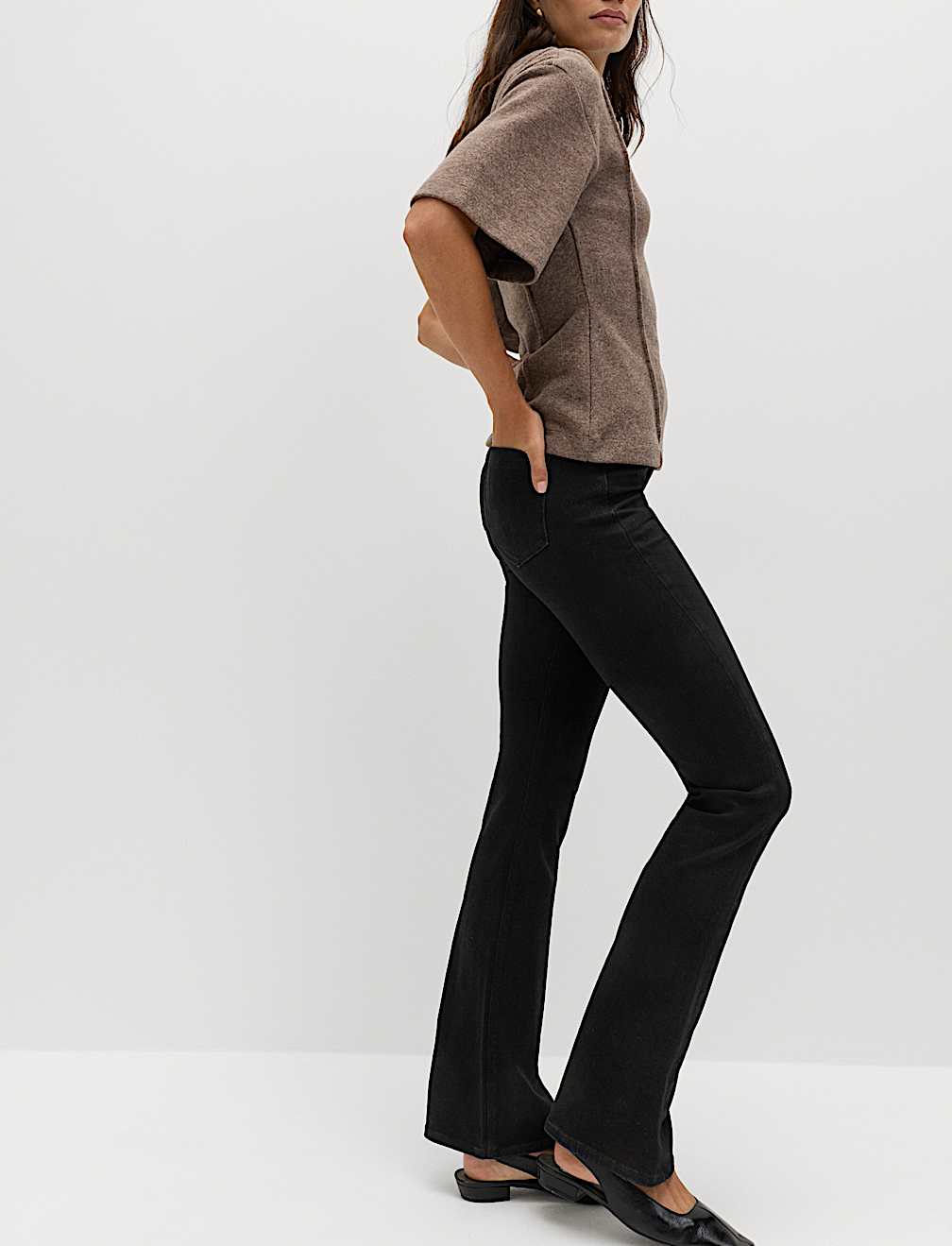 Magic Shaping High Waisted Slim Flare Jeans