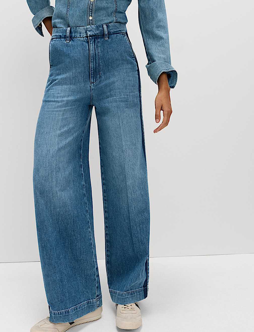 Premium High Rise Denim Trousers
