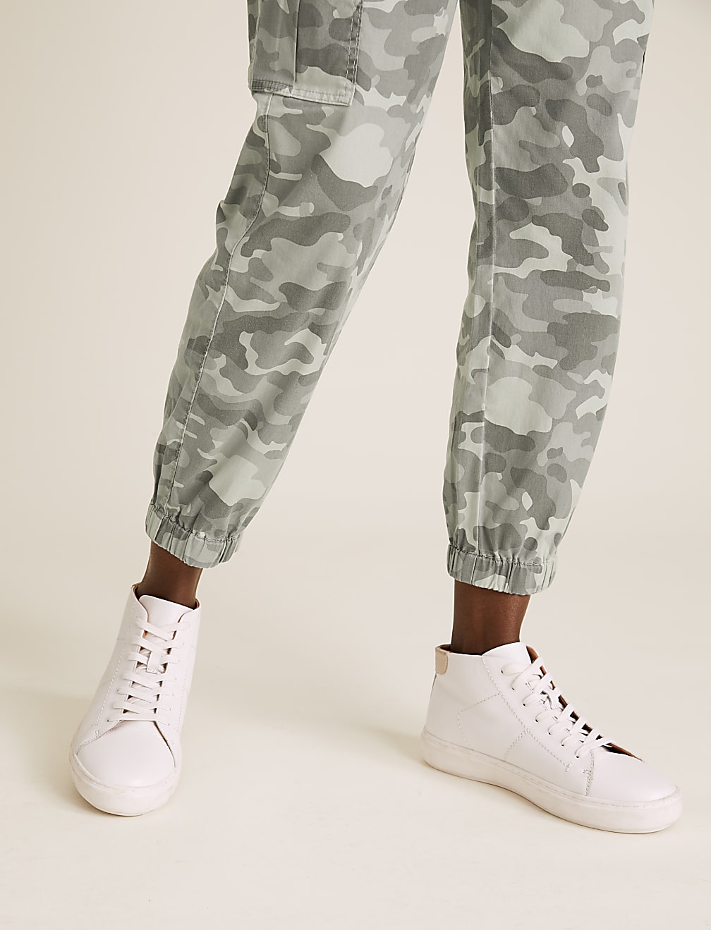 Cargo Utility Camo Tapered Trousers