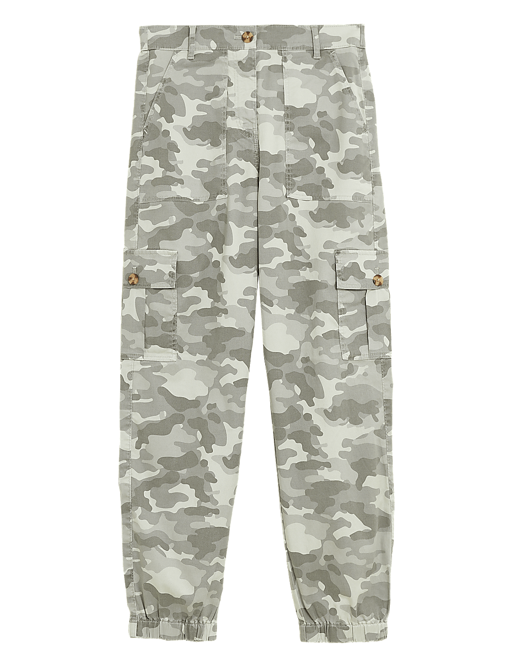 Cargo Utility Camo Tapered Trousers