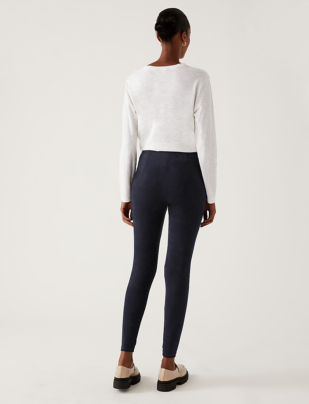 Suedette High Waisted Leggings