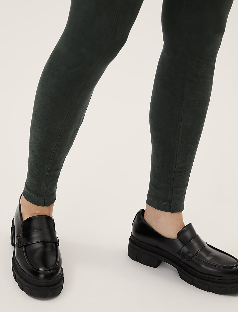 Suedette High Waisted Leggings
