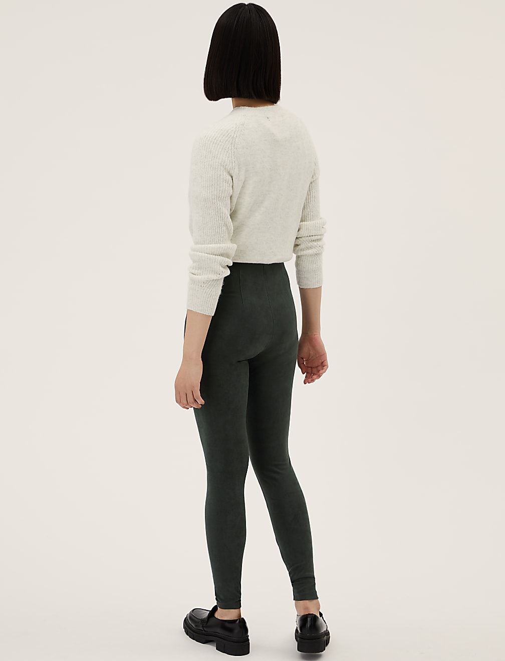 Suedette High Waisted Leggings