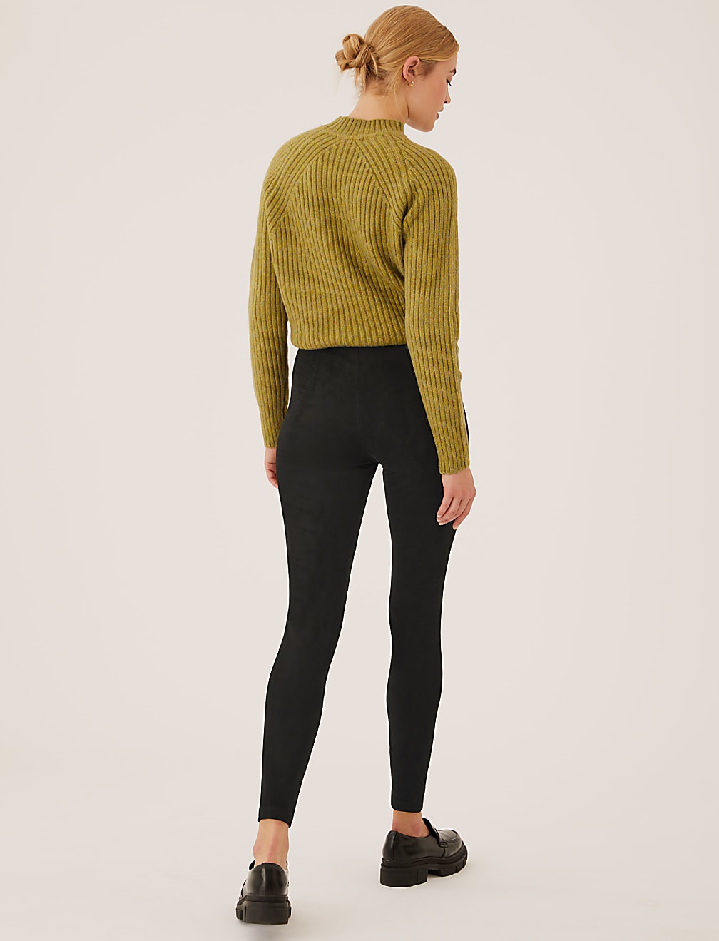 Suedette High Waisted Leggings
