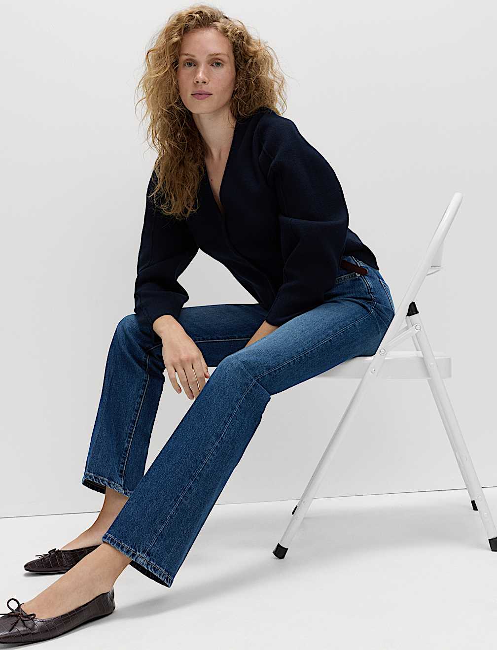 Premium High Rise Authentic Slim Jeans